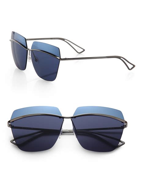 dior metallic sunglasses